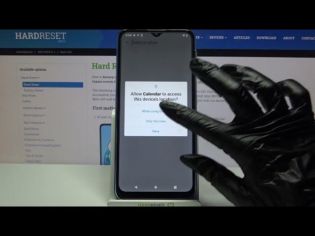 Video thumbnail for MOTOROLA Moto G10 and Calendar Application - Add Reminder