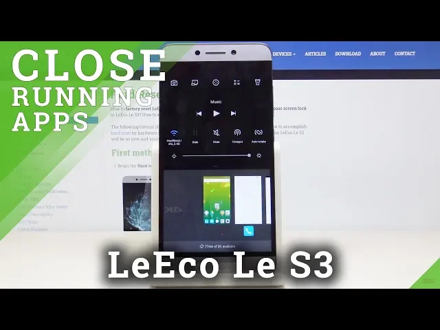 Video thumbnail for How to Turn Off Running Apps in LeEco Le S3 – Close Opened Apps