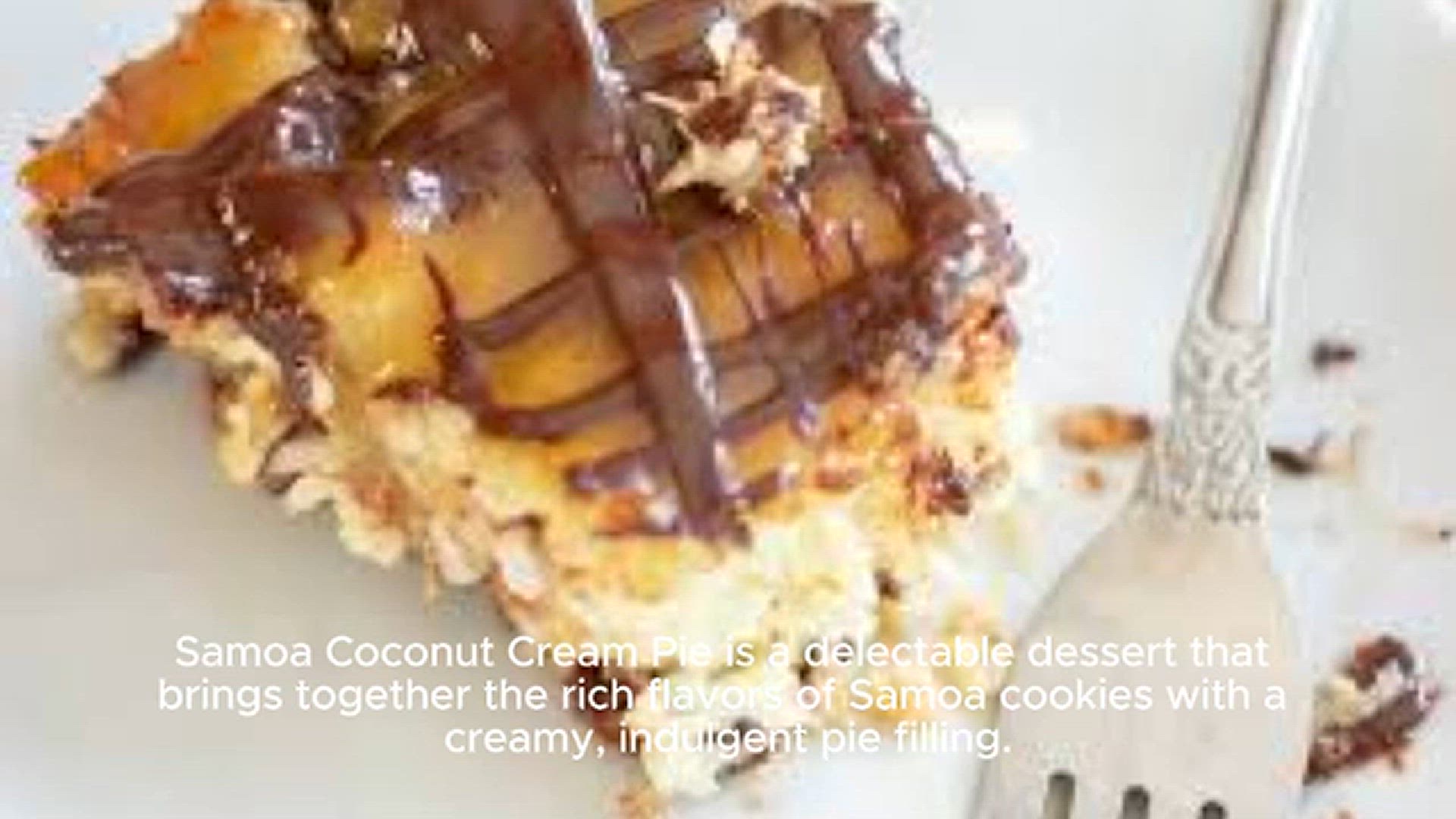 Video thumbnail for SAMOA COCONUT CREAM PIE