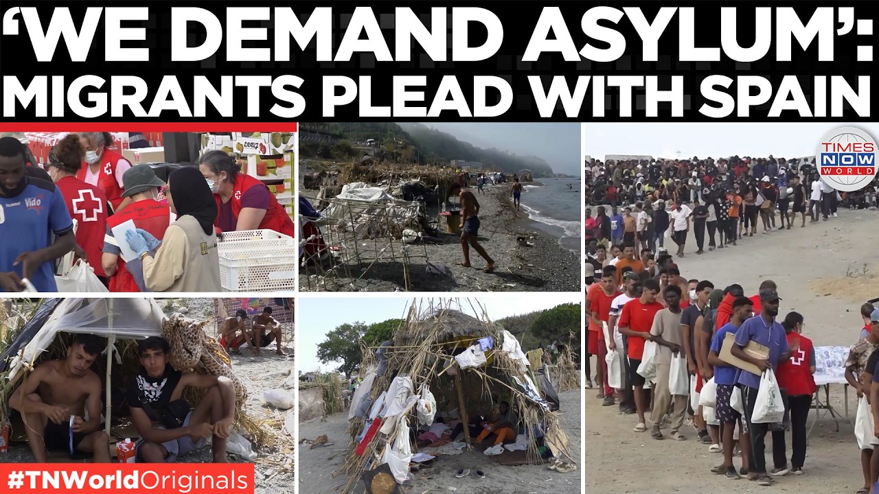 Video thumbnail for CEUTA MIGRANT CRISIS: 'We Live Like Animals', Desperate Migrants Demand Asylum From Spain