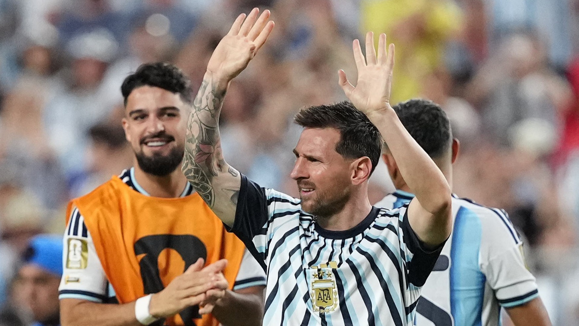 Video thumbnail for Messi Shines in World Cup: Argentina's Victory Over Algeria
