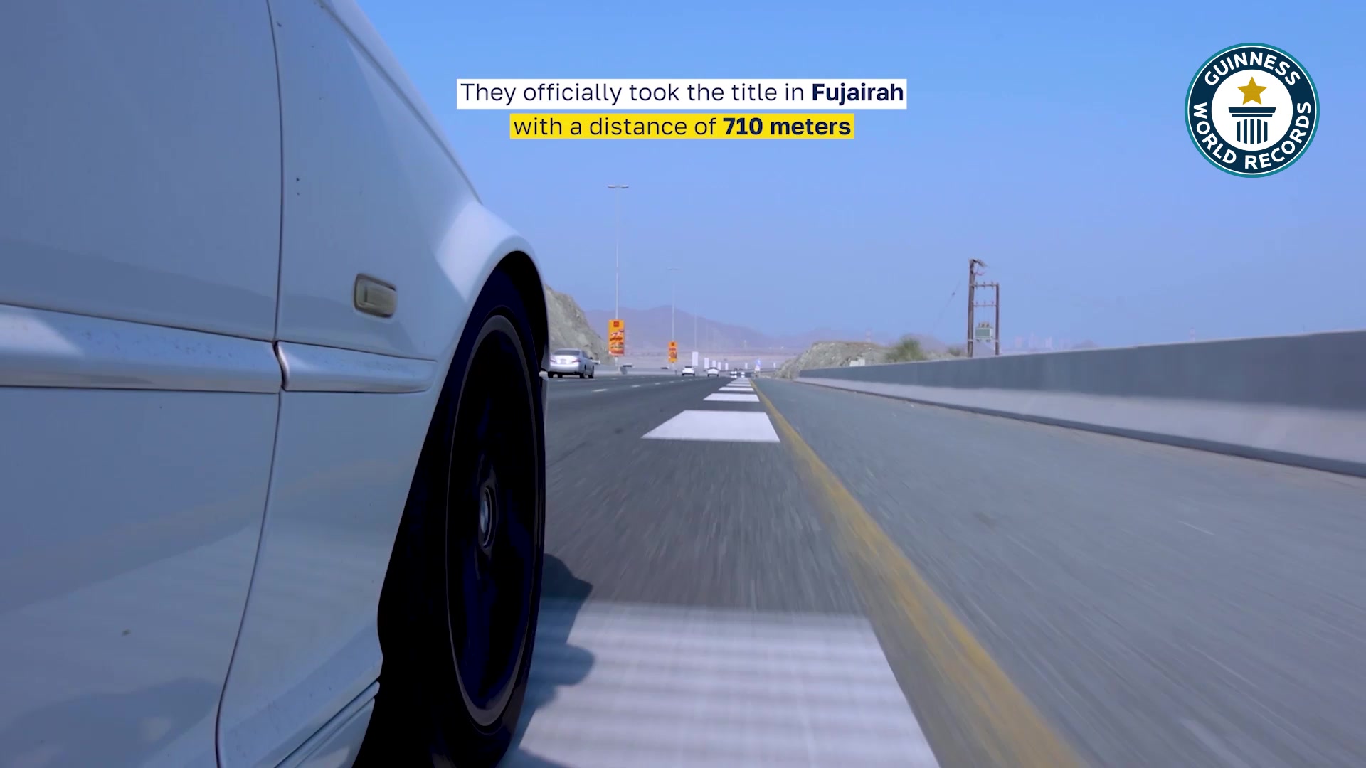 Video thumbnail for Longest musical road - 710 meters by Fujairah Fine Arts Academy