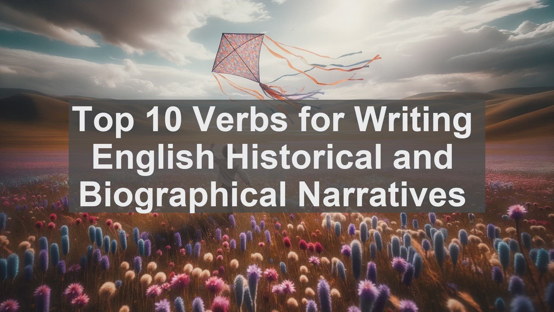 'Video thumbnail for Top 10 Verbs for Writing English Historical and Biographical Narratives'