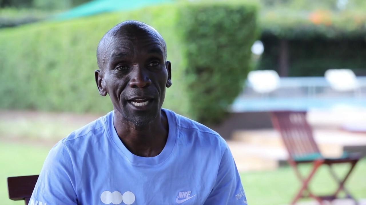 Video thumbnail for Kenya: Kenyan marathon legend Kipchoge sees running as vehicle to inspire next generations.