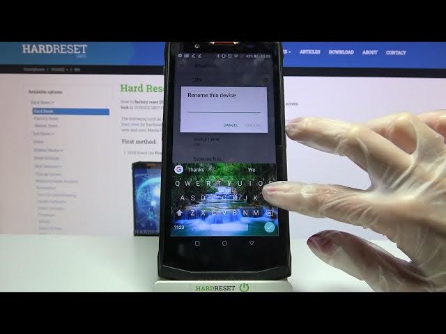 Video thumbnail for How to Change Device Name on DOOGEE S80 – Set New Device Name