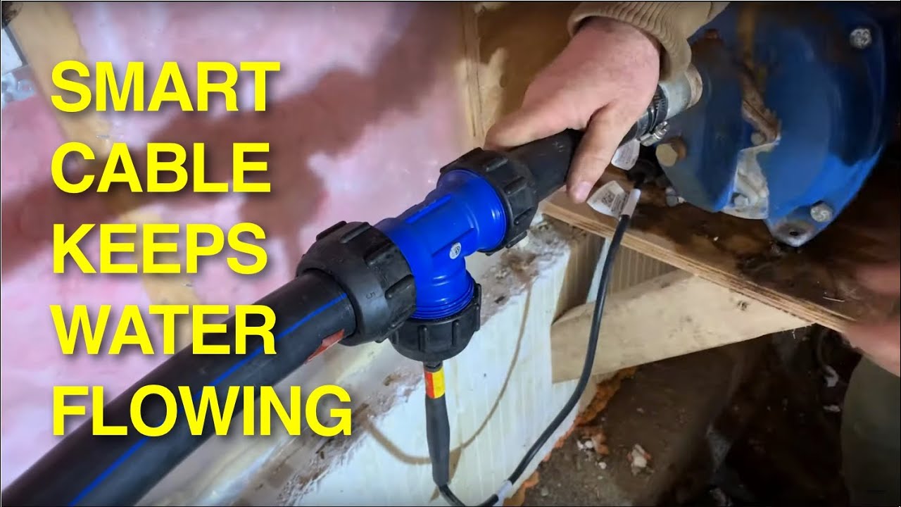 Video thumbnail for FREEZE-PROOF WATER LINE: Watch Self Regulating Heating Cable Installation