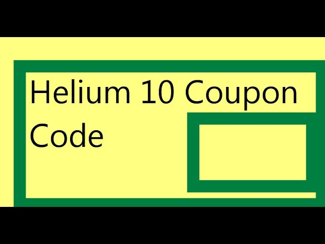 'Video thumbnail for Helium 10 Coupon Code'