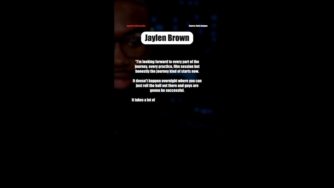 Video thumbnail for Jaylen Brown Sends Cryptic Message to Celtics After 76ers Trade