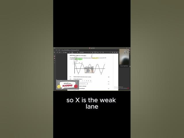 Video thumbnail for Defining Transverse Waves  A Detailed Explanation