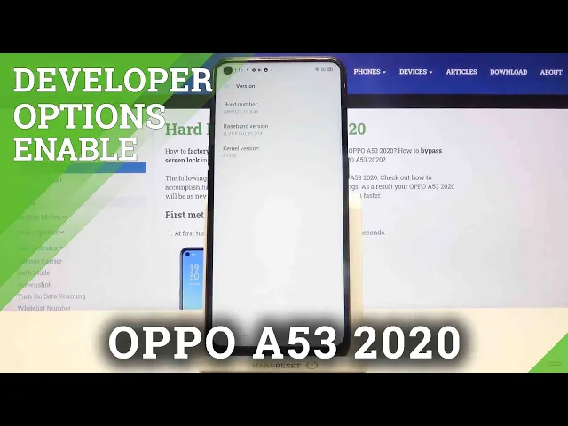 Video thumbnail for How to Allow Developer Options in OPPO A53 2020 – Developer Features