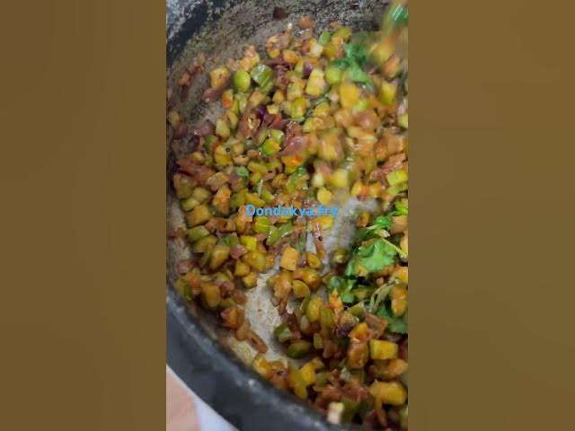 Video thumbnail for Dondakya fry