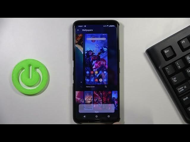 Video thumbnail for How to Change Home Screen and Lock Screen Wallpapers on ASUS ROG Phone 5s