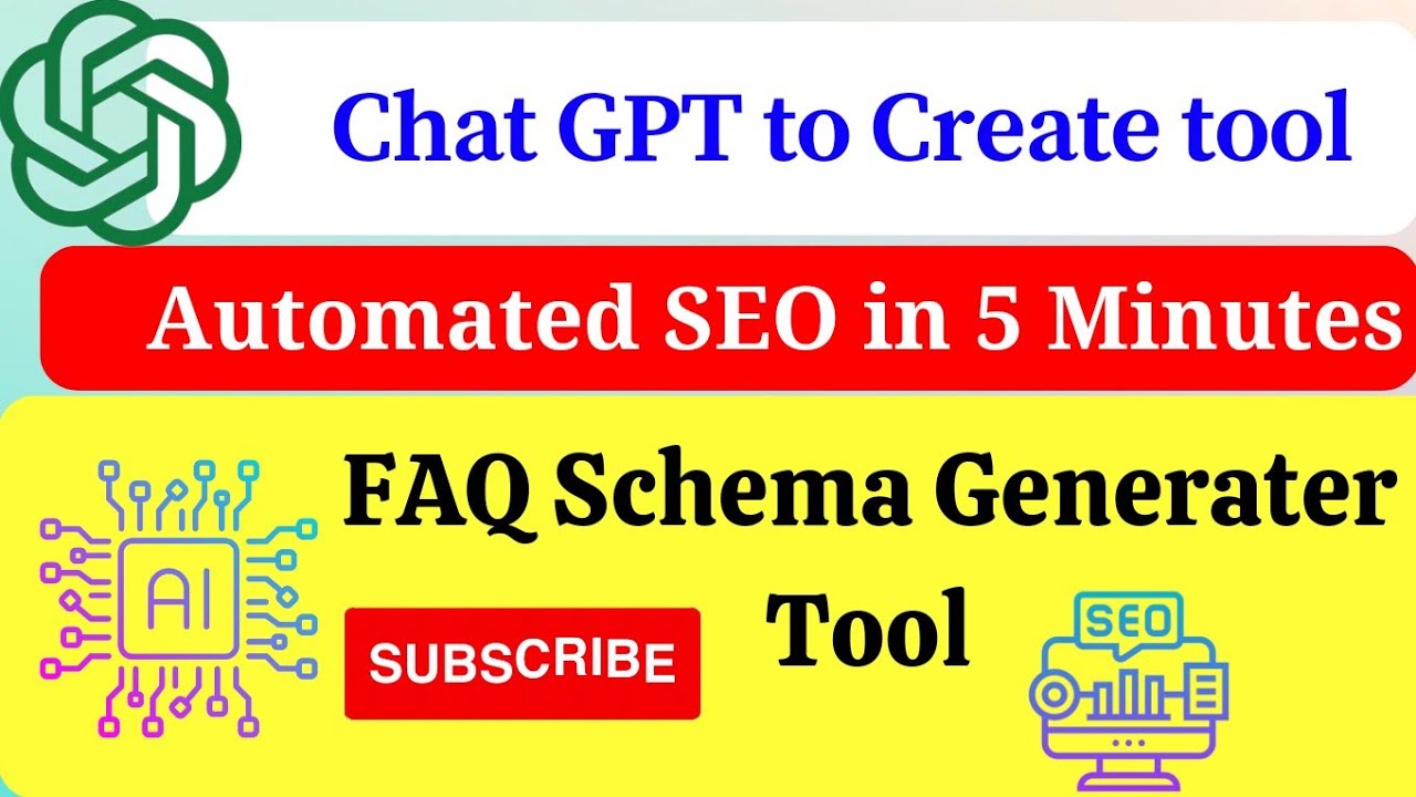 Video thumbnail for Instant FAQ Schema Markup Generator: Boost Your SEO with ChatGPT's SEO Trick