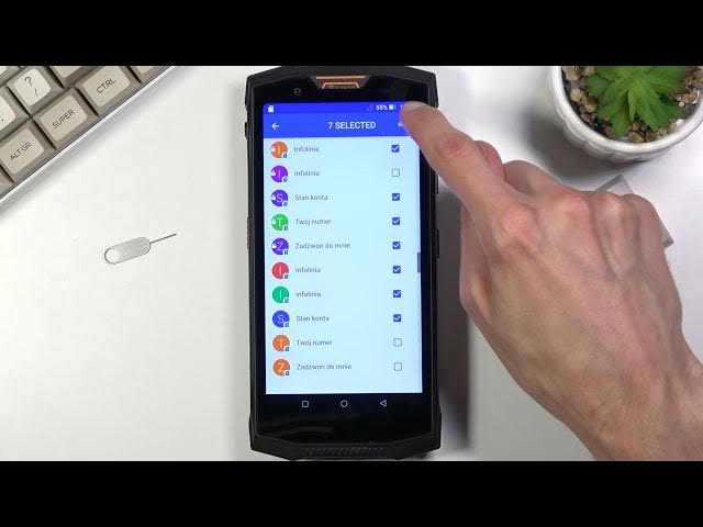 Video thumbnail for How to Transfer Contacts in DOOGEE S80 – Export Numbers