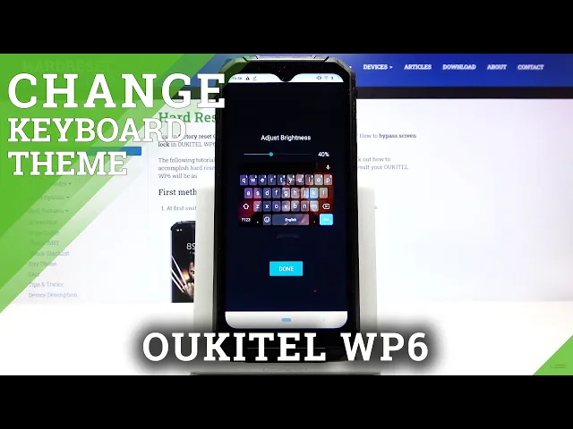 Video thumbnail for How to Personalize Keyboard in Oukitel WP6 - Customize Keyboard Theme