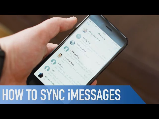 Video thumbnail for How to sync iMessages across devices