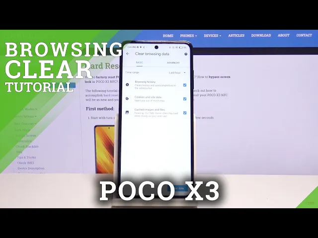Video thumbnail for How to Clear Browser History in POCO X3 - Erase Internet History