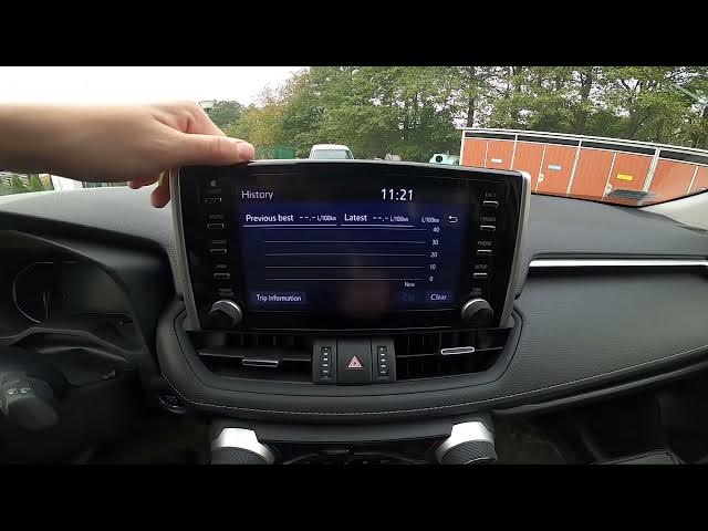Video thumbnail for How to Check Driving Info on Screen in Toyota RAV4 V ( 2018 – now ) | Find and Manage Trip Info