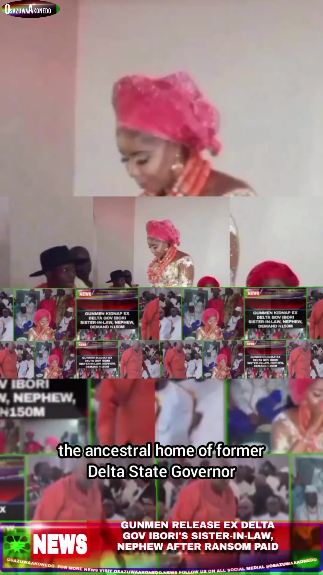 Video thumbnail for Gunmen Release Ex Delta Gov Ibori’s Sister In Law, Nephew After Ransom Paid