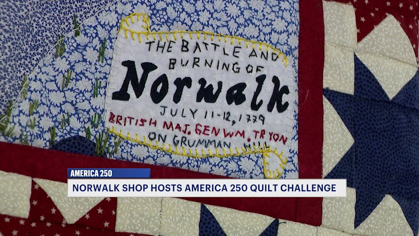 Video thumbnail for Norwalk Quilting Boutique hosting an America 250 quilt challenge