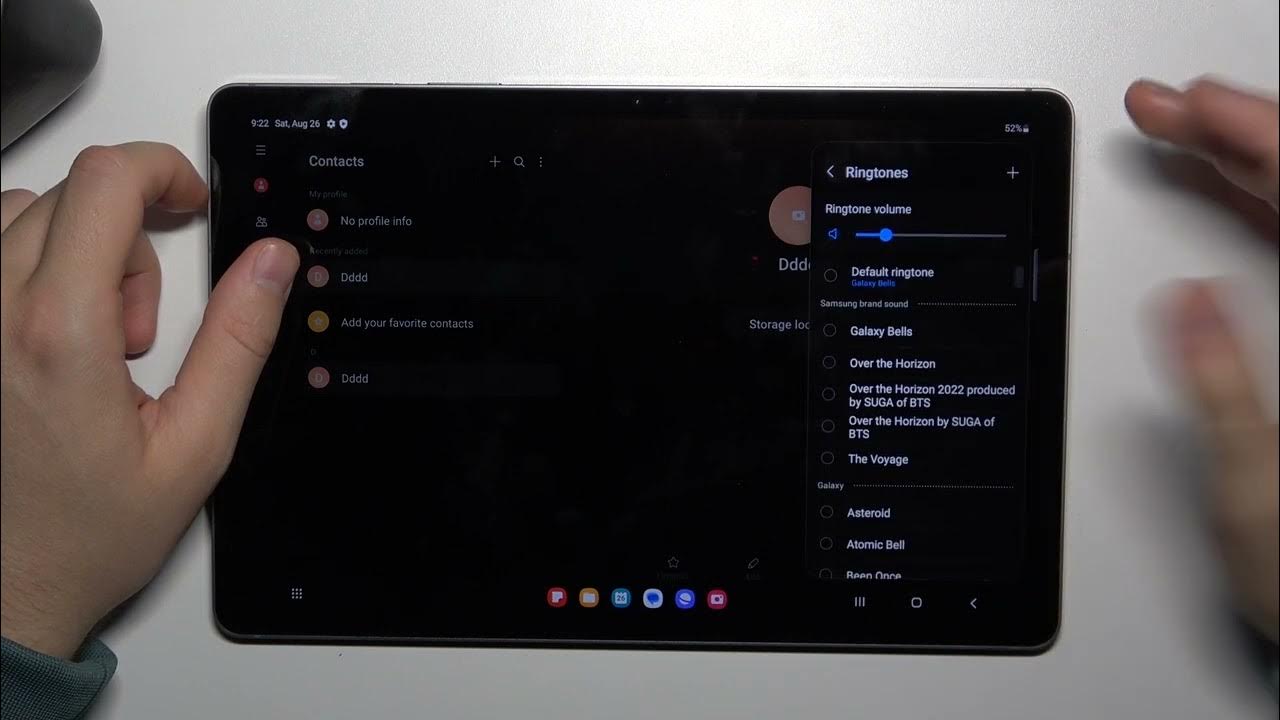 Video thumbnail for How to Assign Ringtone to Contact on SAMSUNG Galaxy Tab S9 FE?