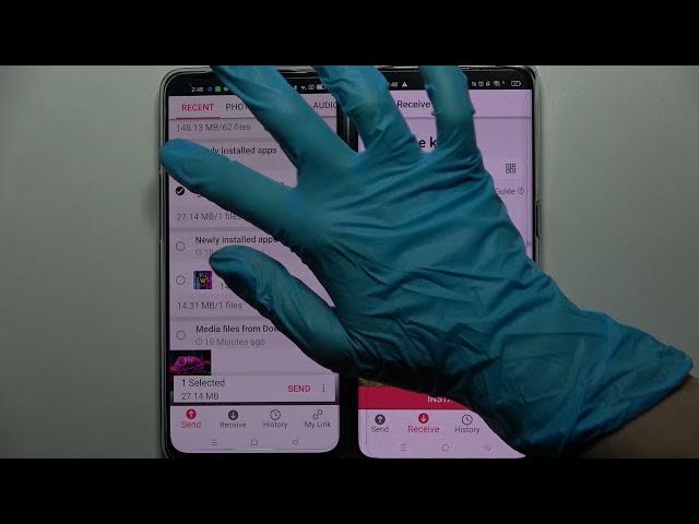 Video thumbnail for How to Transfer Files From Android Device to OPPO Reno 6 Pro 5G - Use Send Anywhere app