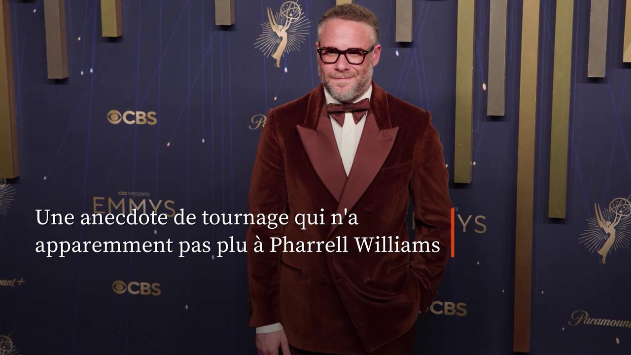 Video thumbnail for Seth Rogen est en froid avec Pharrell Williams et voilà pourquoi.