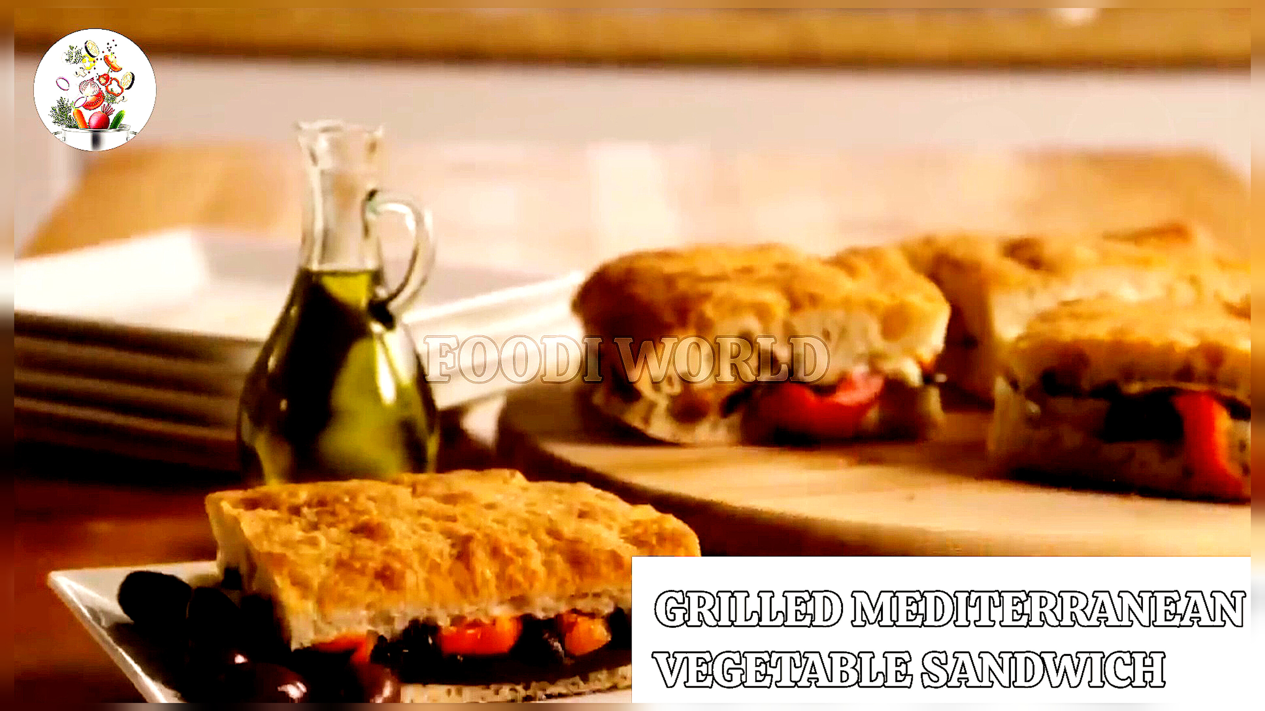 Video thumbnail for Grilled Mediterranean Vegetable Sandwich Recipe