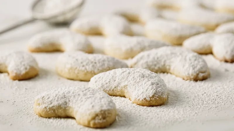 'Video thumbnail for Viennese Crescent Cookie Recipe'