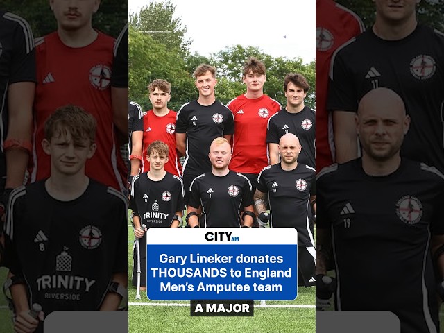 Video thumbnail for Gary Lineker and private investors help England Men’s Amputee Football attend World Cup