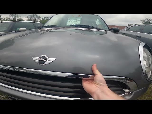 Video thumbnail for How to Lift the Hood Up in Mini One II ( 2006 – 2012 ) - Open Bonnet by Lever