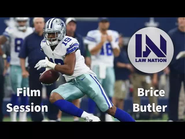 Video thumbnail for law nation sports: brice butler film session - nfl wide receiver analysis