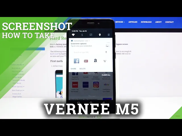 Video thumbnail for How to Take Screenshot in VERNEE M5 – Capture Screen Tutorial