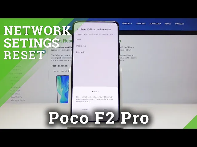 Video thumbnail for How to Reset Network Settings in XIAOMI Poco F2 Pro – Restore Network Defaults