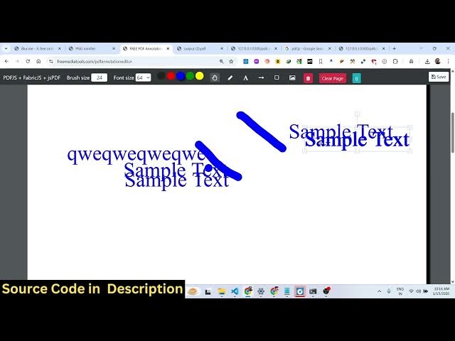 Video thumbnail for Build a Web Based PDF Design Tool With Drag and Drop Editing in Browser Using HTML & JS