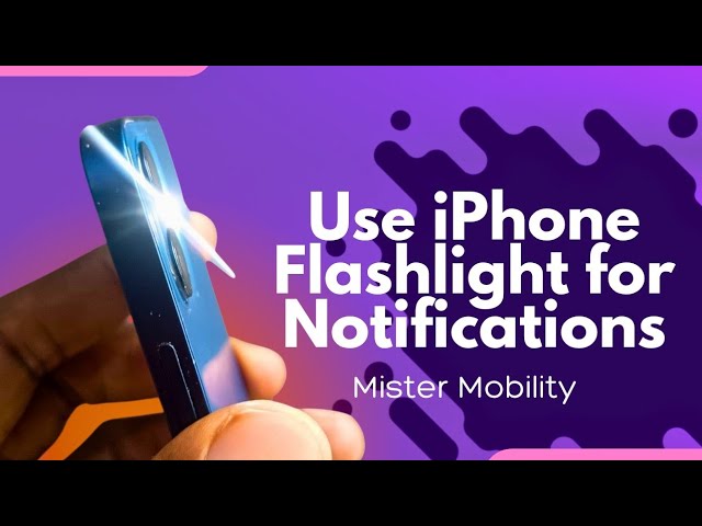 Video thumbnail for How To Turn On and Use iPhone Flashlight Notifications for incoming calls, messages, others