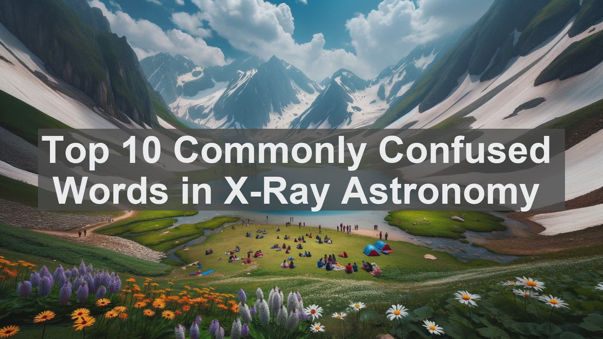 'Video thumbnail for Top 10 Commonly Confused Words in XRay Astronomy'