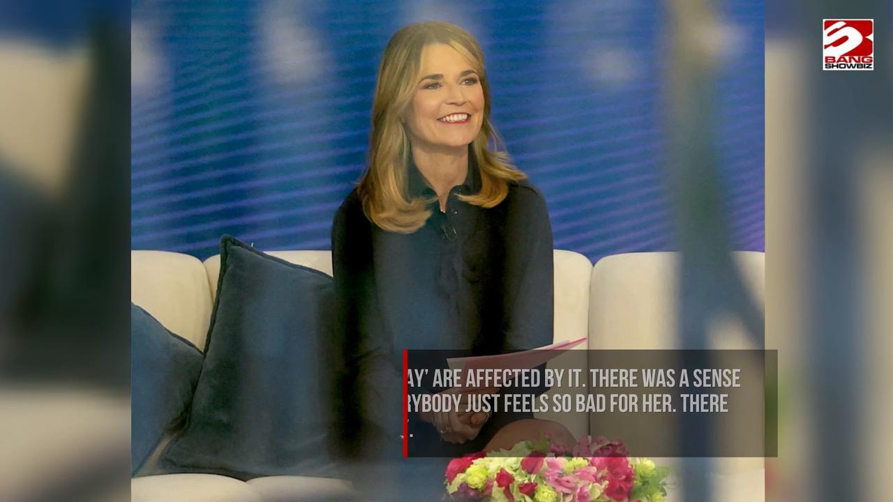 Video thumbnail for Savannah Guthrie receives full support from Today show colleagues