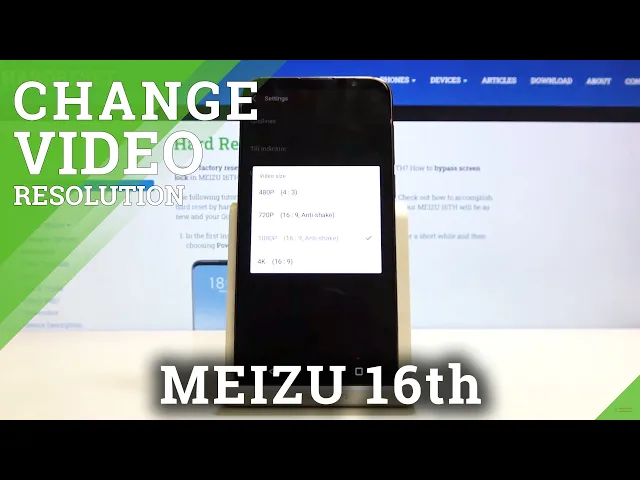 Video thumbnail for How to Choose Video Resolution in MEIZU 16TH – Change Recording Quality