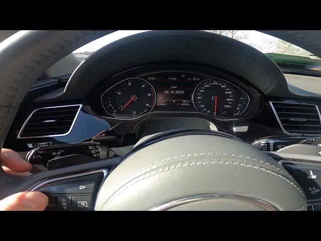 Video thumbnail for How to Find and Reset Travel Time on the Speedometer of AUDI A8 D4 ( 2010 – 2017 )