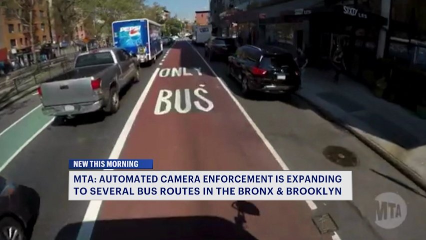 Video thumbnail for Auto camera enforcement coming to new bus routes in the Bronx, Brooklyn