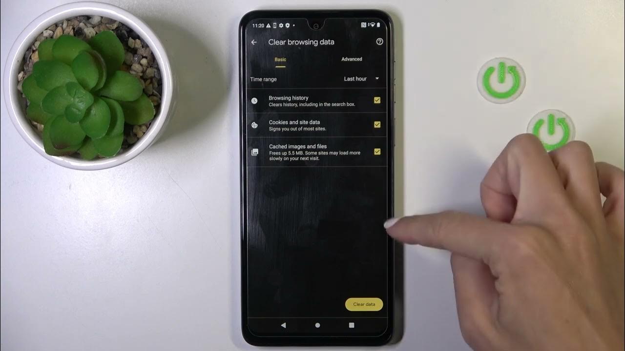 Video thumbnail for How to Clear Browsing Data on MOTOROLA Moto G54?