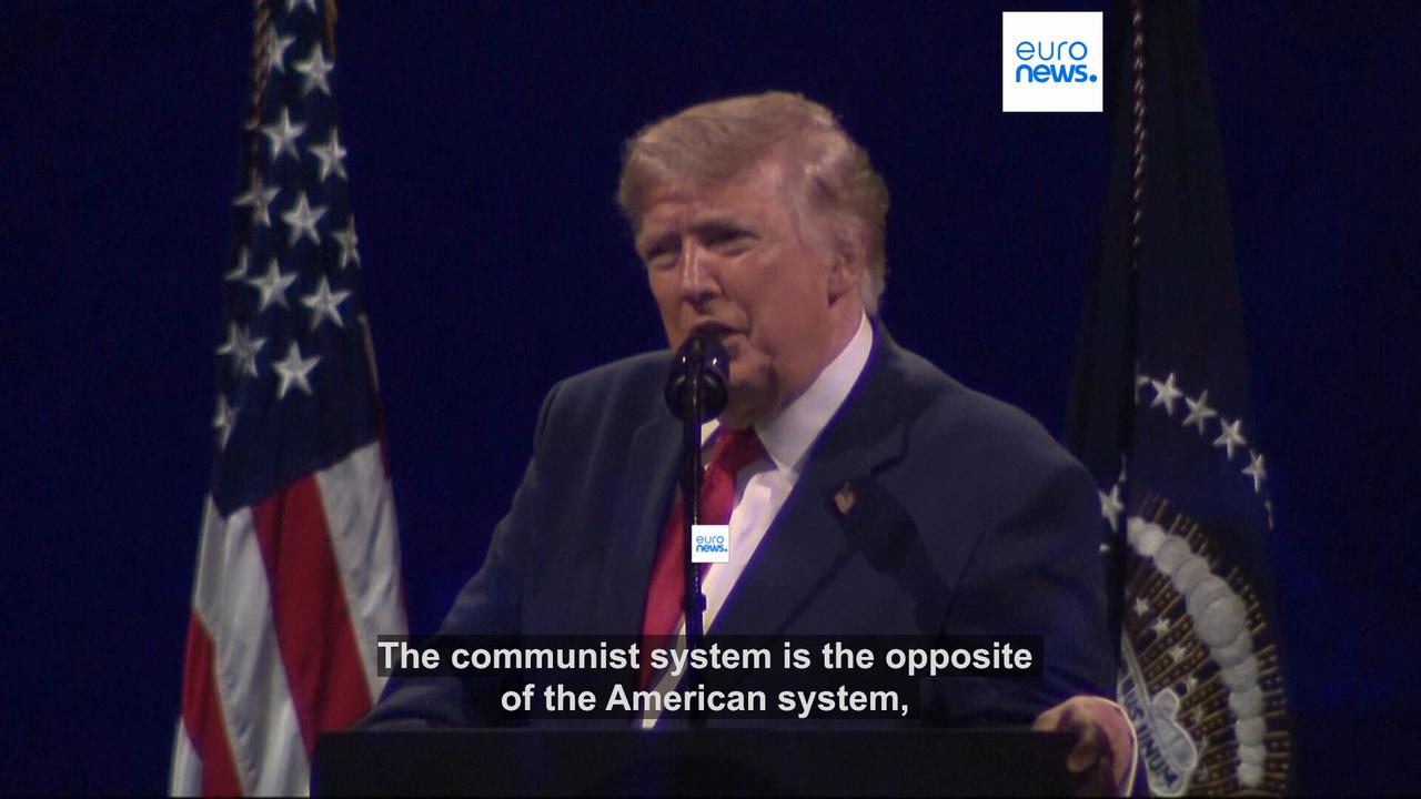 Video thumbnail for 'The American Dream is back,' Trump says during Fourth of July speech