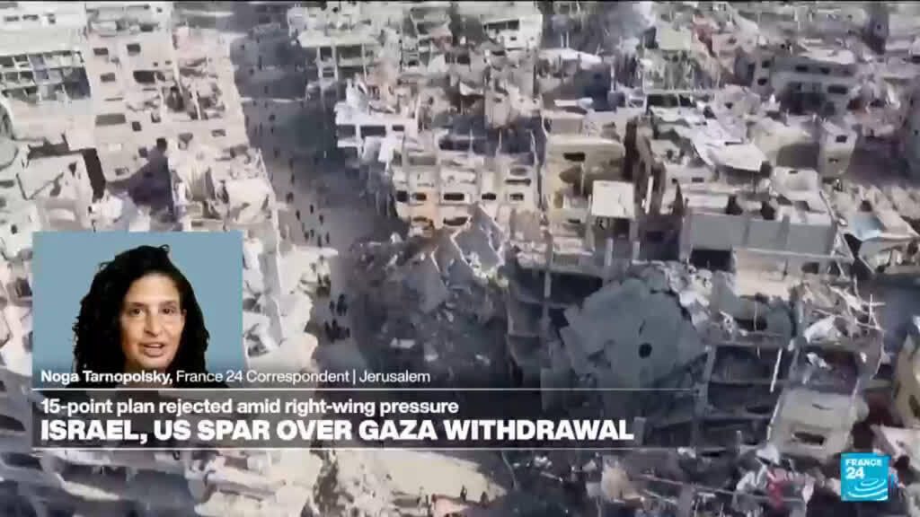 Video thumbnail for Israel, US spar over Gaza withdrawal