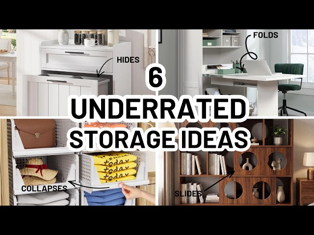 Video thumbnail for 6 Underrated Storage Ideas