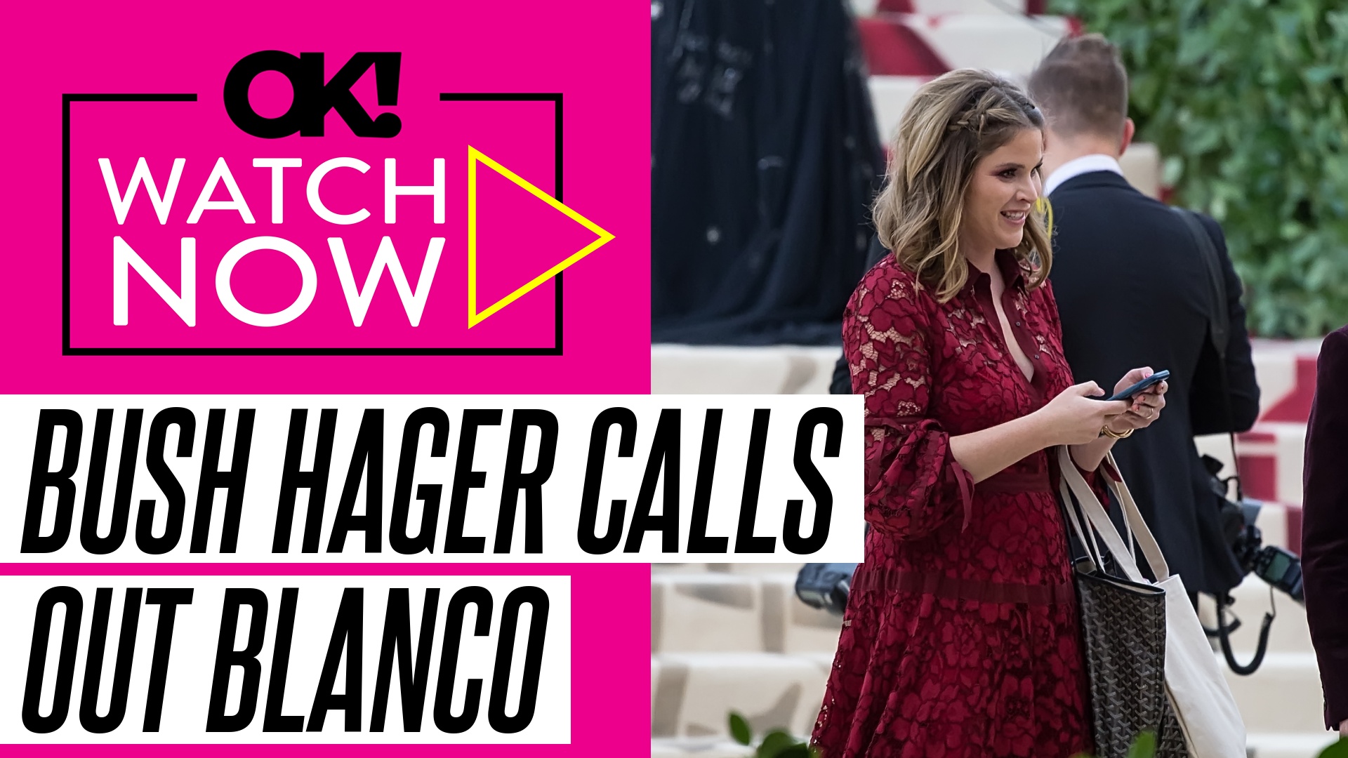 'Video thumbnail for Jenna Bush Hager Drags Benny Blanco for Texting During His Wedding to Selena Gomez: 'Get Off Your Phone!''