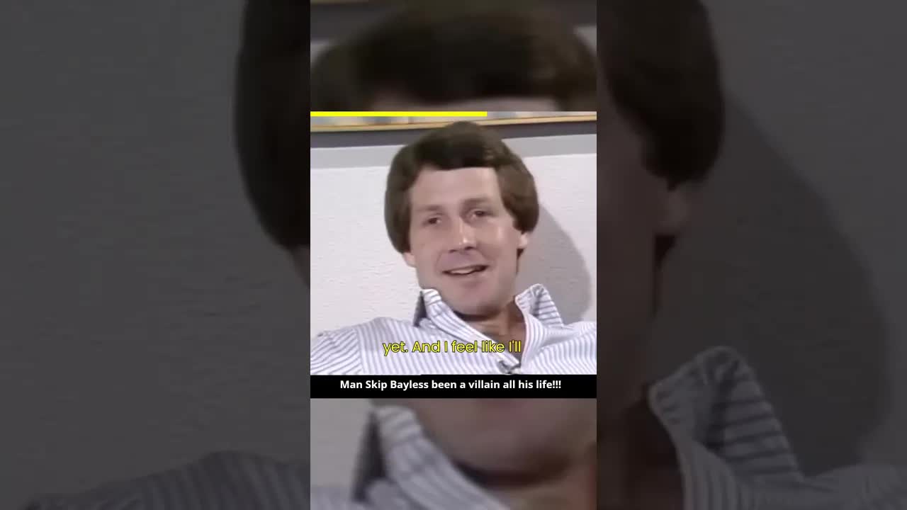 Video thumbnail for Rare Clip of Skip Bayless in 1982  Man Skip Bayless has been a villain all his life
