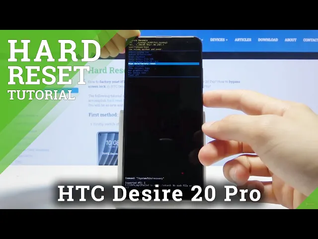 Video thumbnail for How to Hard Reset HTC Desire 20 Pro – Factory Reset via Recovery Mode / Remove Password