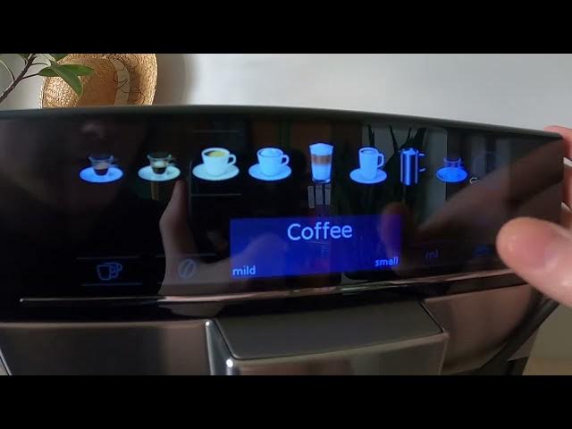 Video thumbnail for How to Change Coffee Size on SIEMENS EQ.6 plus s.100 TE651319RW Coffee Machine - Adjust Coffee Size
