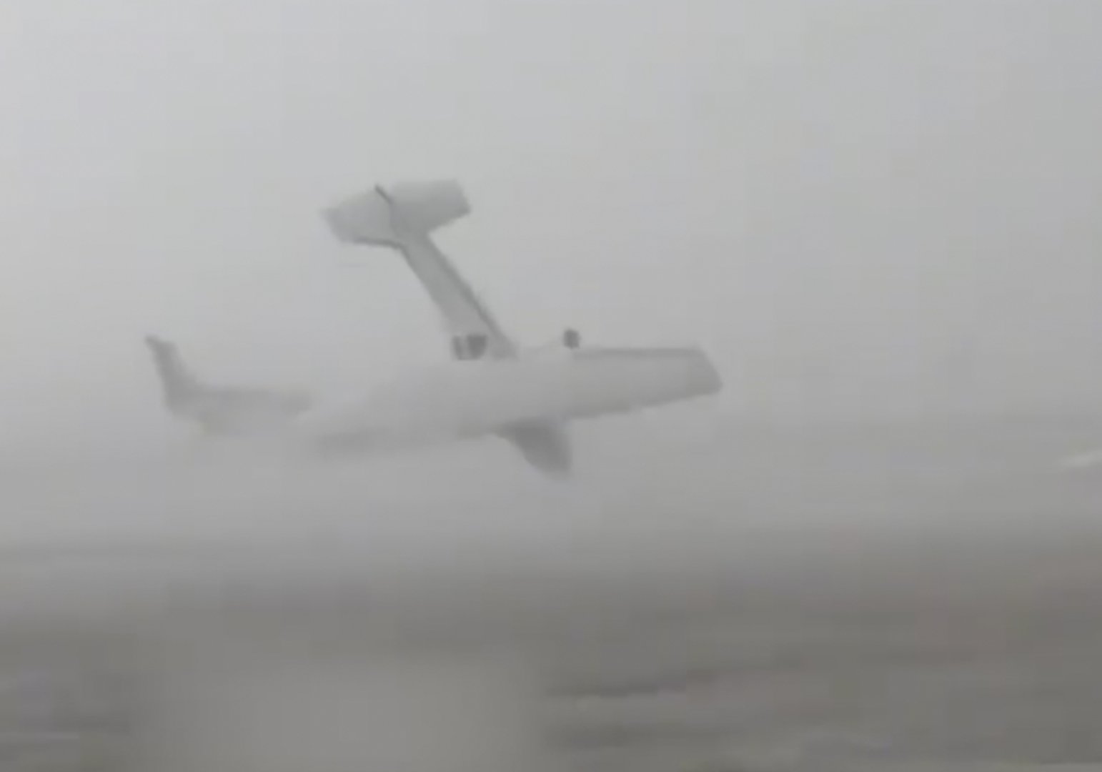 Video thumbnail for Severe winds toss four aircraft across Italian airport tarmac